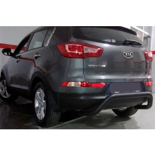 Barra Trasera AK007 Negra (Acero Inoxidable) Kia Sportage 2010-2015 foto 1