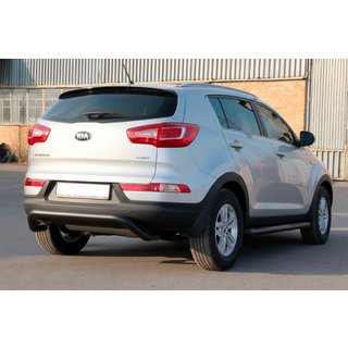 Barra Trasera AK007 Negra (Acero Inoxidable) Kia Sportage 2010-2015 foto 3