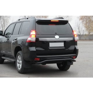 Barra Trasera AK008 Negra (Acero Inoxidable) Toyota Land Cruiser Prado 150 2009-2023 foto 1
