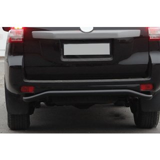 Barra Trasera AK008 Negra (Acero Inoxidable) Toyota Land Cruiser Prado 150 2009-2023 foto 2