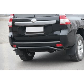 Barra Trasera AK008 Negra (Acero Inoxidable) Toyota Land Cruiser Prado 150 2009-2023 foto 3