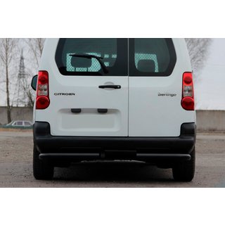 Barras Traseras de Esquina AK003 Negro (Acero Inoxidable) Citroen Berlingo 2008-2018 foto 1