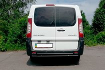 Citroen Jumpy 2007–2017 Barra Trasera Double Black (Acero Inoxidable) foto 3
