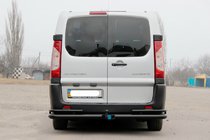 Citroen Jumpy 2007–2017 Esquinas traseras Double Black (2 uds., acero inoxidable) foto 2