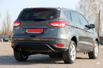 Ford Kuga 2008-2013 Barra Trasera AK007 Negra (Acero Inoxidable) foto 2