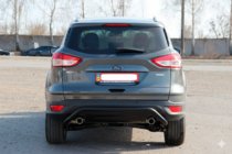Ford Kuga 2008-2013 Barra Trasera AK007 Negra (Acero Inoxidable) foto 6