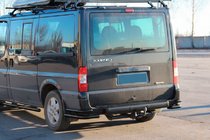 Ford Transit 2000–2014 Esquinas Traseras AK003-Double Black (Acero Inoxidable) foto 2