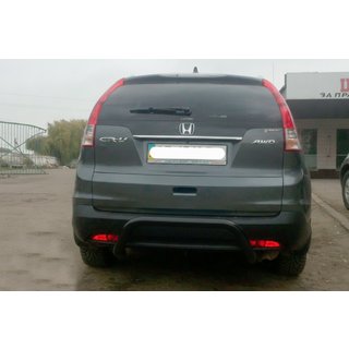 Barra Trasera AK007 Negra (Acero Inoxidable) Honda CRV 2012-2016 foto 3