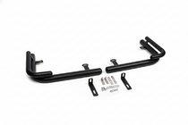 Mercedes Viano 2004-2014 Barras traseras de esquina AK003-Double Black (2 uds., acero inoxidable) foto 2