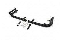Mercedes Viano 2004-2014 Barras traseras de esquina AK003-Double Black (2 uds., acero inoxidable) foto 4