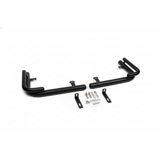 Barras traseras de esquina AK003-Double Black (2 uds., acero inoxidable) Mercedes Viano 2004-2014 foto 2