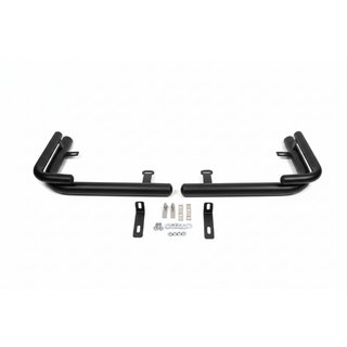 Barras traseras de esquina AK003-Double Black (2 uds., acero inoxidable) Mercedes Viano 2004-2014 foto 3