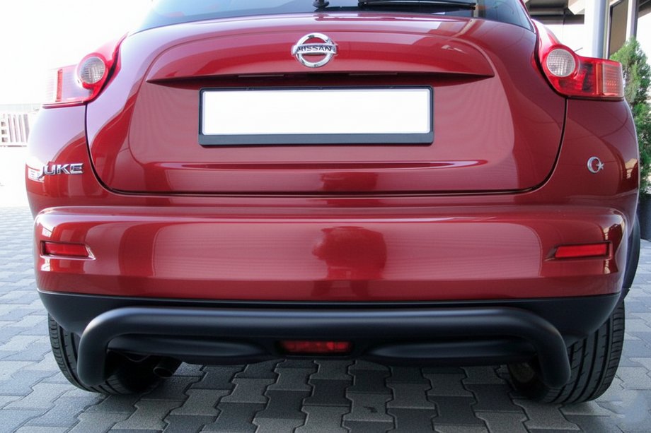 Nissan Juke 2010-2019 Barra Trasera AK007 Negra (Acero Inoxidable) Foto 8