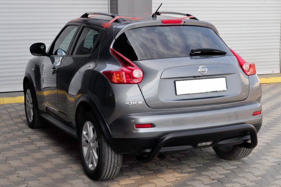 Nissan Juke 2010-2019 Barra Trasera AK007 Negra (Acero Inoxidable) Foto 6