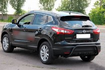 Nissan Qashqai 2014-2021 Barra Trasera AK007-1 Negra (Acero Inoxidable) foto 4