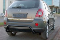 Opel Antara 2006-2017 Barra Trasera AK007-1 Negra (Acero Inoxidable) foto 1