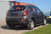 Opel Antara 2006-2017 Barra Trasera AK007-1 Negra (Acero Inoxidable) foto 2