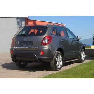 Barra Trasera AK007-1 Negra (Acero Inoxidable) foto 2