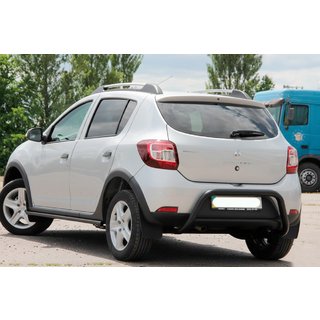 Barra Trasera AK007 Negra (Acero Inoxidable) Renault Sandero 2013-2022 foto 3