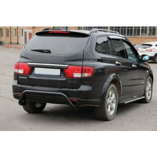 Barra Trasera AK007 Negra (Acero Inoxidable) SsangYong Kyron 2005-2014 foto 1