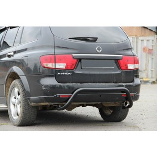 Barra Trasera AK007 Negra (Acero Inoxidable) SsangYong Kyron 2005-2014 foto 2