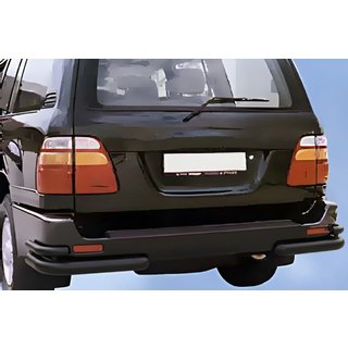Barras traseras de esquina AK003-Double Black (2 uds., acero inoxidable) Toyota Land Cruiser 100 1998-2007 foto 3