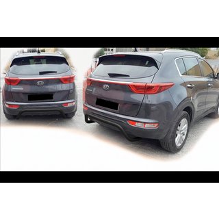 Protector Trasero AK007 Negro (Acero Inoxidable) Kia Sportage 2015-2021 foto 4