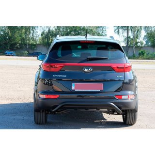 Protector Trasero AK007 Negro (Acero Inoxidable) Kia Sportage 2015-2021 foto 3