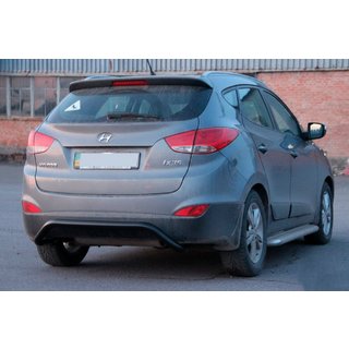 Protector Trasero AK007 Negro (Acero Inoxidable) Hyundai IX-35 2010-2015 foto 2