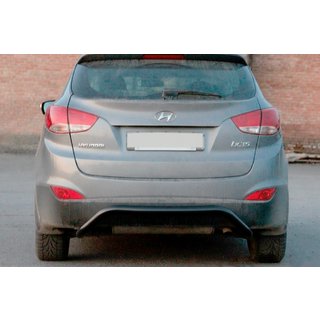 Protector Trasero AK007 Negro (Acero Inoxidable) Hyundai IX-35 2010-2015 foto 1