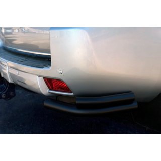 Esquinas Traseras AK003-Doble Black (Acero Inoxidable) Toyota Land Cruiser Prado 150 2009-2023 foto 1