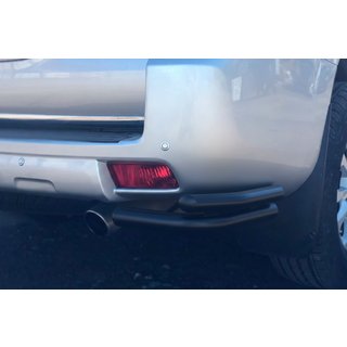 Esquinas Traseras AK003-Doble Black (Acero Inoxidable) Toyota Land Cruiser Prado 150 2009-2023 foto 2