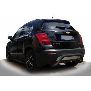 Barra Trasera AK007 Negra (Acero Inoxidable)