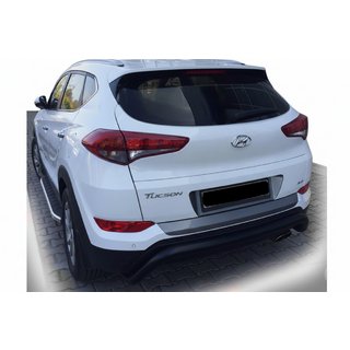 Barra Trasera AK007 Negra (Acero Inoxidable) Hyundai Tucson TL 2016-2021