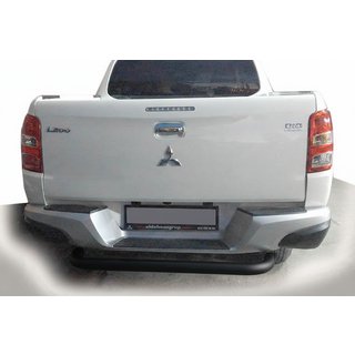 Protector Trasero AK007 Negro (Acero Inoxidable)