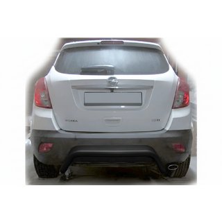 Barra Trasera AK007-2 Negra (Acero Inoxidable)