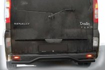 Nissan Primastar 2002-2014 Protector Trasero AK006 Negro (Acero Inoxidable) foto 1