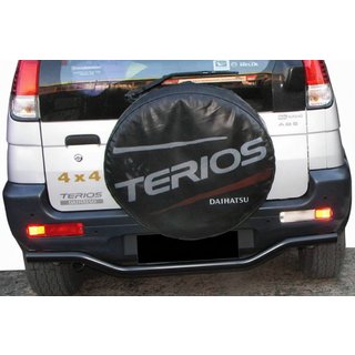 Barra Trasera AK007 Negra (Acero Inoxidable)