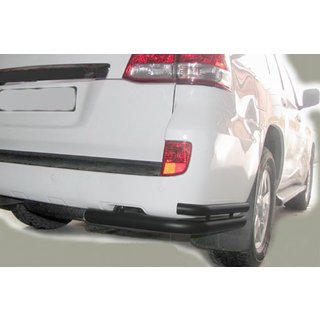 Barras traseras de esquina AK003-Double Black (2 uds., acero inoxidable) Toyota Land Cruiser 200 2007-2021