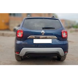 Protector Trasero AK007 Negro (Acero Inoxidable) Dacia Duster 2018-2024 foto 2