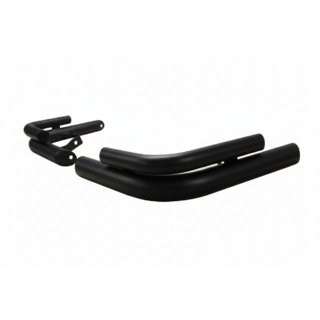 Esquinas traseras dobles AK003-double Negro (2 uds, acero inoxidable) foto 2