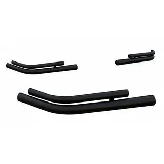 Esquinas traseras dobles AK003-double Negro (2 uds, acero inoxidable)