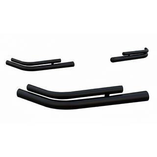 Esquinas traseras dobles AK003-double Negro (2 uds, acero inoxidable)