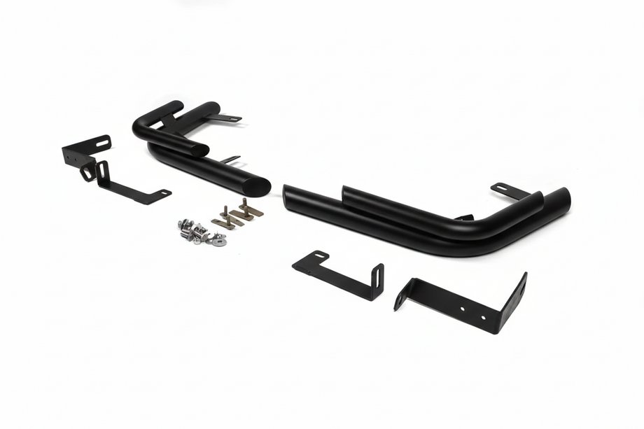 Nissan X-trail T31 2007-2014 Barras traseras de esquina AK003-Double Black (2 uds., acero inoxidable) Foto 6
