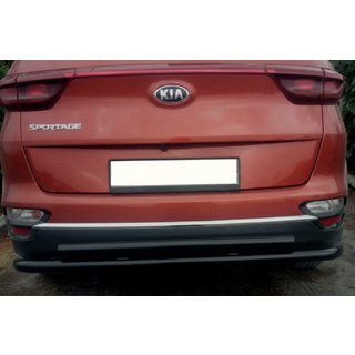 Protector Trasero AK002-2 Negro (Acero Inoxidable) Kia Sportage 2015-2021 foto 3