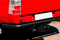 Ford Ranger 2007-2011 Protector Trasero AK005 Negro (Acero Inoxidable) foto 2