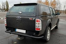Ford Ranger 2007-2011 Protector Trasero AK005 Negro (Acero Inoxidable) foto 3