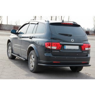 Barra Trasera AK005 Negra (Acero Inoxidable) SsangYong Kyron 2005-2014 foto 1
