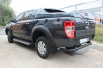 Ford Ranger 2011–2022 Protector Trasero AK005 Black (2011-2018, Acero Inoxidable) foto 3