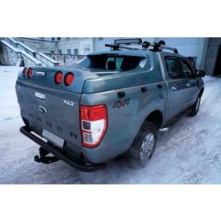Protector Trasero AK005 Black (2011-2018, Acero Inoxidable) foto 2
